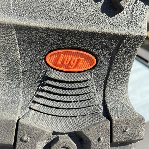 Lugz WALLY Chukka Boots Men’s 9.5 Black Nubuck Faux Suede Mid Ankle Lace Up - Picture 9 of 12